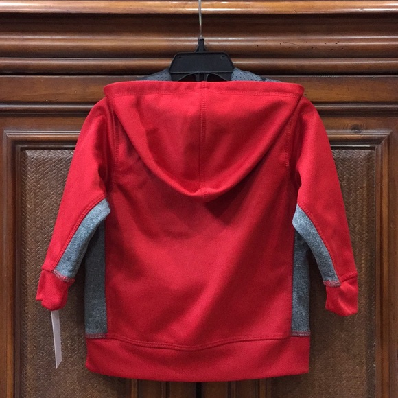 💙 CHAMPION 💙 COLLECTION SUPER CUTE HAT DESIGN + RED & GRAY COLOR KIDS HOODIE . - Picture 3 of 4